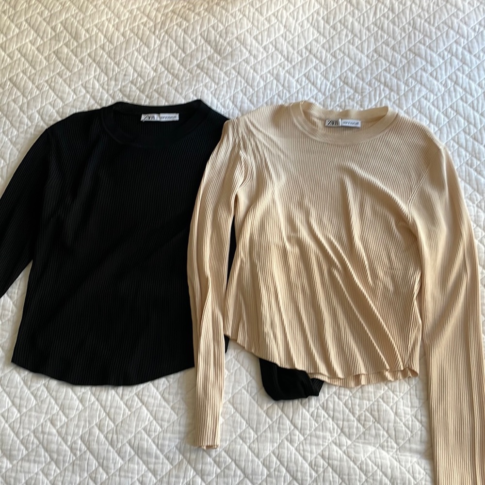 Zara extra thin knit sweater (both included)